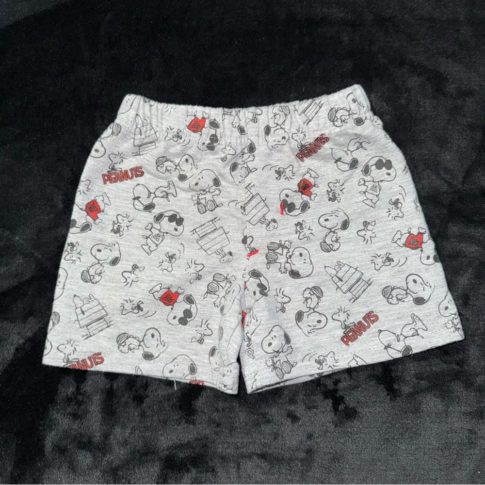 Peanuts Character Snoopy AOP Print Shorts